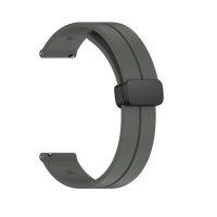 eses Silikonový řemínek s magnetickou přezkou pro Garmin Lily 2 a Garmin Lily 2 Active - Tmavě šedý, 14 mm