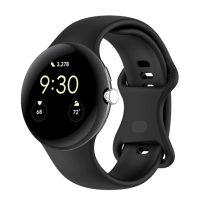 eses Silikonový řemínek pro Google Pixel Watch 3, 45 mm, velikost S - Černý