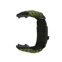 eses Paracord nylon outdoor řemínek pro Xiaomi Amazfit T-Rex 3 - Zelený