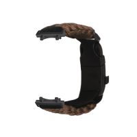 eses Paracord nylon outdoor řemínek pro Xiaomi Amazfit T-Rex 3 - Hnědý