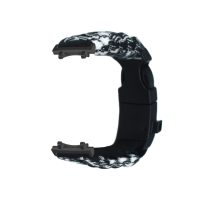 eses Paracord nylon outdoor řemínek pro Xiaomi Amazfit T-Rex 3 - Černo bílý