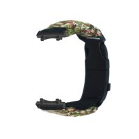 eses Paracord nylon outdoor řemínek pro Xiaomi Amazfit T-Rex 3 - Světle zelená kamufláž