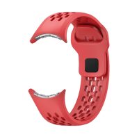 eses Silikonový dírkovaný řemínek pro Google Pixel Watch 3, 45 mm - Červený