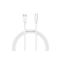 Baseus napájecí kabel CATYS-02 USB-A na USB-C 66W - 1 metr, bílý