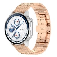 eses Kovový řemínek pro Garmin - Růžovo zlatý, 22 mm
