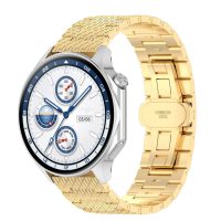 eses Kovový řemínek pro Garmin - Zlatý, 22 mm