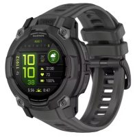 eses Silikonový řemínek pro Garmin instinct 3 - Tmavě šedý, 26 mm