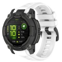 eses Silikonový řemínek pro Garmin instinct 3 - Bílý, 26 mm