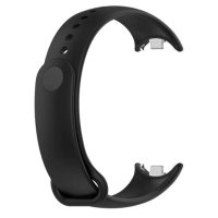 eses Silikonový řemínek pro Xiaomi Smart Band 8 a Smart Band 9 - Černý