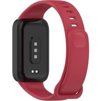 eses Silikonový řemínek s rámečkem pro Xiaomi Smart Band 9 Active - Červený