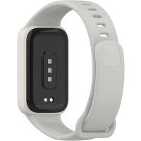 eses Silikonový řemínek s rámečkem pro Xiaomi Smart Band 9 Active - Šedý