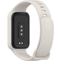 eses Silikonový řemínek s rámečkem pro Xiaomi Smart Band 9 Active - Béžový