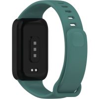 eses Silikonový řemínek s rámečkem pro Xiaomi Smart Band 9 Active - Zelený