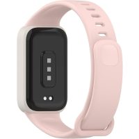 eses Silikonový řemínek s rámečkem pro Xiaomi Smart Band 9 Active - Růžový