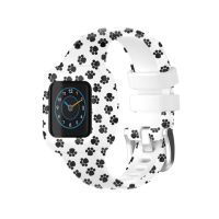 eses Silikonový řemínek pro Garmin Vivofit Junior 3 - Tlapky