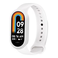 eses Silikonový řemínek a rámeček pro Xiaomi Smart Band 8 a 9 - Bílý