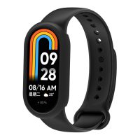 eses Silikonový řemínek a rámeček pro Xiaomi Smart Band 8 a 9 - Černý
