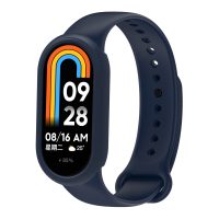 eses Silikonový řemínek a rámeček pro Xiaomi Smart Band 8 a 9 - Tmavě modrý