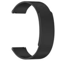 eses Silikonový magnetický řemínek pro Amazfit Active 2 - Černý, 22 mm