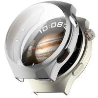 Silikonový kryt pro Huawei Watch 4 Pro - Stříbrný