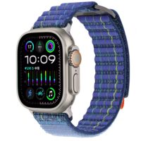eses Nylonový strukturovaný řemínek pro Apple Watch - Modrý 38 mm, 40 mm, 41 mm
