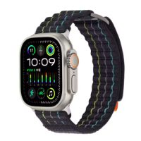 eses Nylonový strukturovaný řemínek pro Apple Watch - Černý 38 mm, 40 mm, 41 mm
