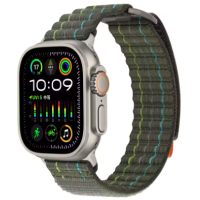 eses Nylonový strukturovaný řemínek pro Apple Watch - Zelený 38 mm, 40 mm, 41 mm