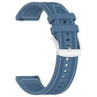 eses Silikonovýprošívaný řemínek Huawei Watch GT5 46mm a GT5 pro 46mm - Modrý