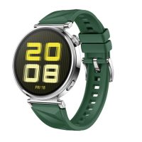 eses Silikonový strukturovaný řemínek pro Huawei GT 5 - Zelený