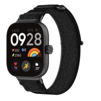 eses Nylonový řemínek pro Xiaomi Redmi Watch 4 a 5, Smart Band 8 Pro a 9 Pro - Černý