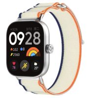 eses Nylonový řemínek pro Xiaomi Redmi Watch 4 a 5, Smart Band 8 Pro a 9 Pro - Oranžovo béžový