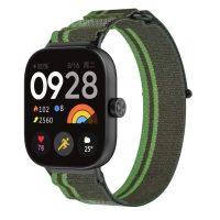 eses Nylonový řemínek pro Xiaomi Redmi Watch 4 a 5, Smart Band 8 Pro a 9 Pro - Zelený