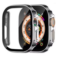Ochranný kryt pro Apple Watch Ultra - Stříbrno černý, 49 mm