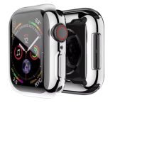 Silikonový kryt pro Apple Watch 10 46 mm - Stříbrný