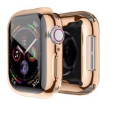 Silikonový kryt pro Apple Watch 10 46 mm - Růžovo zlatý