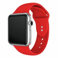 eses Silikonový řemínek pro Apple Watch - Červený S, M, L - 38mm, 40mm, 41mm