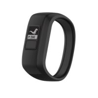 eses Silikonový řemínek pro Garmin VivoFit Junior 1 a 2, Vívofit 3 - Velikost S, černý