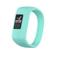 eses Silikonový řemínek pro Garmin VivoFit Junior 1 a 2, Vívofit 3 - Velikost S, mátový