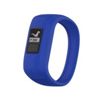 eses Silikonový řemínek pro Garmin VivoFit Junior 1 a 2, Vívofit 3 - Velikost L, modrý