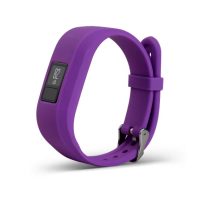 eses Silikonový řemínek pro Garmin VivoFit Junior 1 a 2, Vívofit 3 - Velikost S, fialový