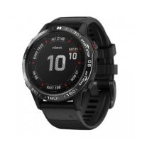 eses Silikonový řemínek pro Garmin Fénix 6X Pro - Černý