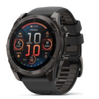 eses Silikonový řemínek pro Garmin Fénix 8 51mm - Černý