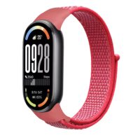eses Nylonový řemínek pro Xiaomi Smart Band 8, 9 a 10 - Červený