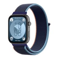 eses Nylonový řemínek pro Huawei Watch Fit 3, 4 a 4 Pro - Modrý