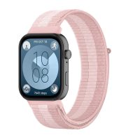 eses Nylonový řemínek pro Huawei Watch Fit 3, 4 a 4 Pro - Růžový