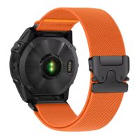 eses Nylonový elastický řemínek pro Garmin - Oranžový, QuickFit 22 mm