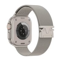 eses Milánský tah se sponou pro Apple Watch - Stříbrný matný, 38mm, 40mm, 41mm