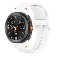 eses Silikonový řemínek pro Samsung Galaxy Watch 8 Galaxy Watch 9 - Bílý, velikost S