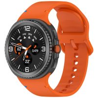 eses Silikonový řemínek pro Samsung Galaxy Watch 8 - Oranžový, velikost S