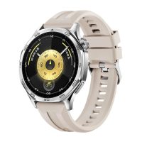 eses Silikonový řemínek pro Huawei Watch GT 5 46mm a GT 6 46mm - Béžový